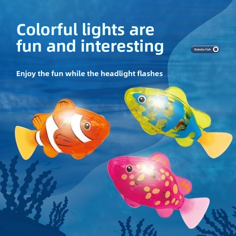✨ Erlynx™ MagicGlow Electric Swimming Fish Toy 🎵