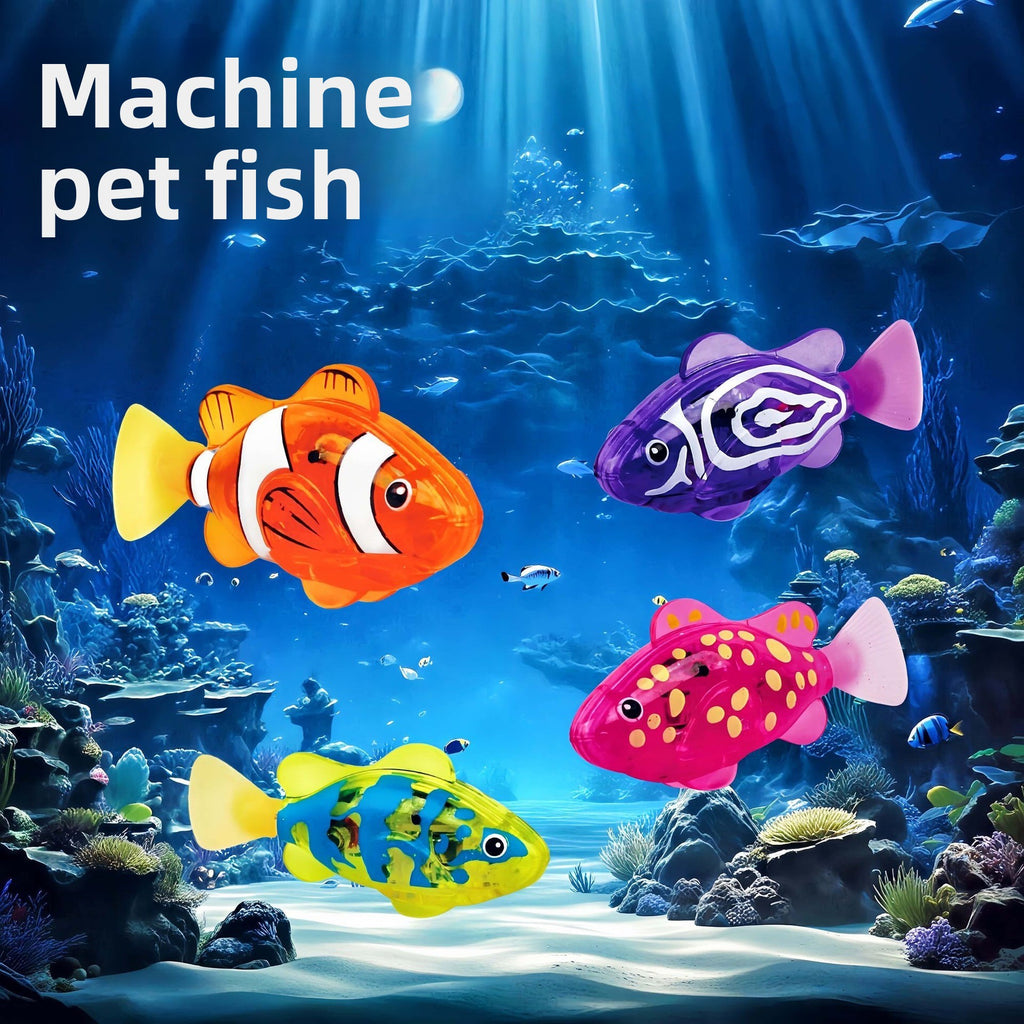 ✨ Erlynx™ MagicGlow Electric Swimming Fish Toy 🎵